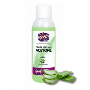 Ronney Aceton do Usuwania Hybryd Żelu i Akrylu Zapachowy Aloe 500ml