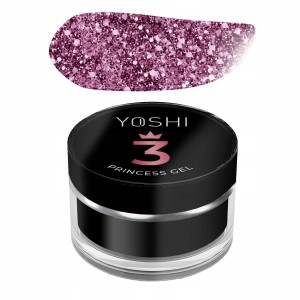 Yoshi Princess Gel Pink Brokatowy Żel do Zdobień 5g