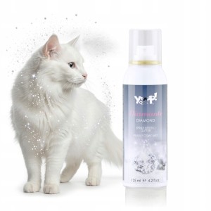 Yuup! Diamond Pearly Coat Mist Perłowa Mgiełka Nabłyszczająca Sierść Psa i Kota Efekt Brokatu Wystawy 125 ml