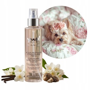 Yuup! Home Conditioning Perfume For Her Odżywcze Perfumy dla Suczek i Kotek z Keratyną Wanilia Jaśmin Piżmo 150 ml