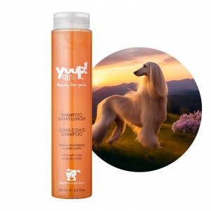 Yuup! Home Long Coats Shampoo Odżywczy Szampon dla Psów i Kotów Długowłosych z Keratyną i Witaminami 250 ml