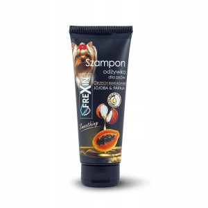 FreXin Łagodny Szampon z Odżywką 2w1 dla Psa z Olejkiem Jojoba Papai 220g