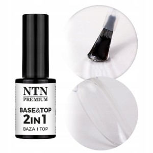 NTN Premium Baza i Top 2w1 do paznokci hybrydowych Clear 7g