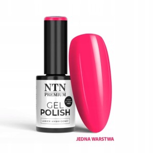 NTN Premium Lakier do Paznokci Hybrydowy 541 Pink intensywny różowy limitowany 5g