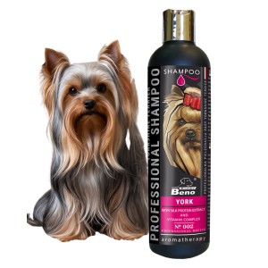 Super Beno szampon dla Yorka professional do sierści długiej z jedwabiem i olejkami 250ml
