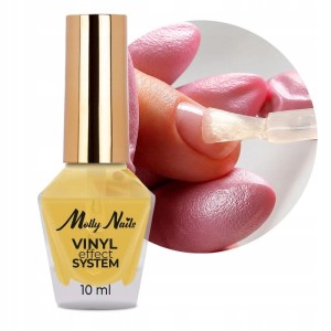 Molly Nails Baza i Odżywka Wzmacniająca 2w1 do Lakierów Klasycznych Vinyl Effect Step 1 10ml