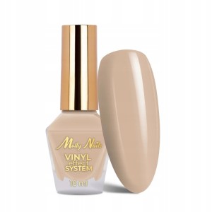 Molly Nails Winylowy Lakier Klasyczny Beżowy Latte Vinyl Effect 10ml