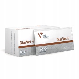 Vet Expert Preparat na Biegunkę Psa Kota DiarVet 6 tabletek
