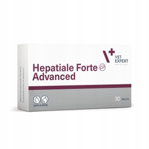 Vet Expert Preparat na Wątrobę Psa Kota Hepatiale Advanced 30 tab