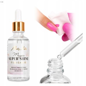 Molly Nails Cleaner 3w1 Nabłyszczający z Pipetą Super Shine Finisher 50ml