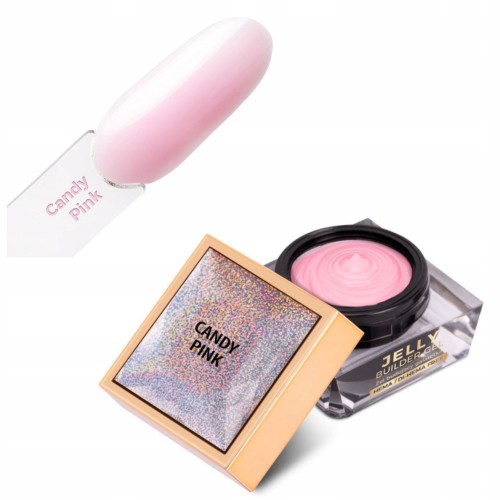 Molly Nails Jelly Builder Gel Żel Budujący Galaretka Candy Pink 15g