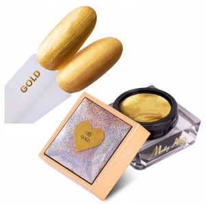 Molly Nails pasta żel do zdobień paznokci UV LED Nail Art Basic Gold 16 Złoty 5g