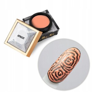 Molly Nails Creative Flow Color Gel Apricot pomarańczowy żel do zdobień paznokci z efekt topnienia 5g