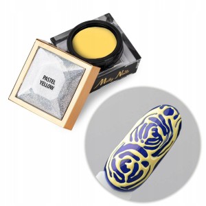 Molly Nails Creative Flow Color Gel Pastel Yellow żółty żel do zdobień paznokci z efekt topnienia 5g