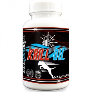 Game Dog Krill Oil Olej z Kryla Kwasy Omega 3 na Odporność i Serce Psa 60 Kapsułek