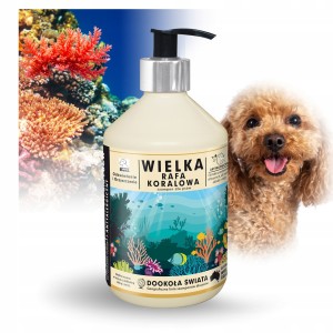 Super Beno Szampon Antyalergiczny dla Psa Wrażliwa Skóra Wielka Rafa Koralowa 400ml