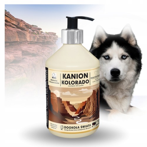Super Beno Szampon dla Psa Puchatego z Gęstą i Grubą Sierścią Kanion Kolorado 400ml