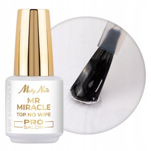 Molly Nails Top No Wipe Mr Miracle Bez Przemywania Odporny na Zabrudzenia 10g