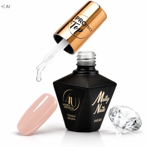 Molly Nails Top No Wipe UV Protect Bez Przemywania z Filtrem Ochronny 10g