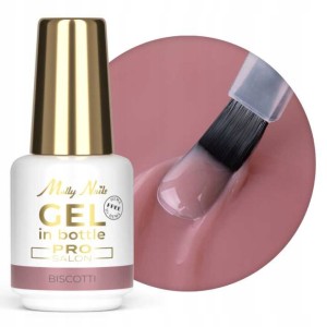 Molly Nails Żel Budujący z Pędzelkiem Gel in Bottle Biscotti 15g