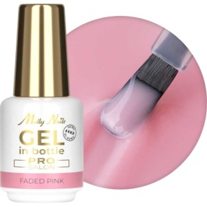Molly Nails Żel Budujący z Pędzelkiem Gel in Bottle Faded Pink 15g