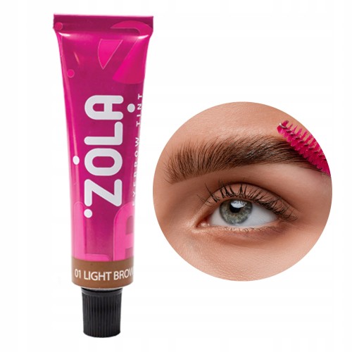 Zola Farba Do Koloryzacji Brwi Z Kolagenem 01 Light Brown 15ml