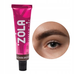 Zola Farba Do Koloryzacji Brwi Z Kolagenem 04 Dark Brown 15ml