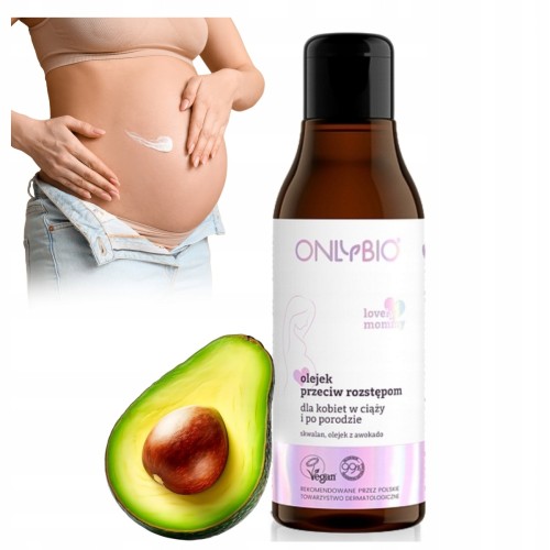 OnlyBio Lovely Mommy Ujędrniający Olejek do Ciała Przeciw Rozstępom 150 ml