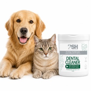 PSH Dental Cleaner Nakładki czyszczące na Palec do Zębów dla Psa i Kota 50szt