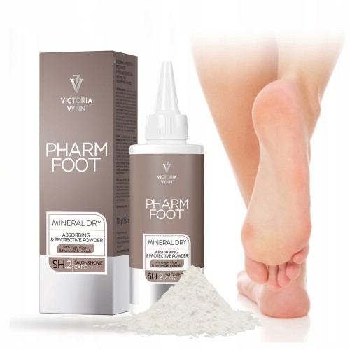 Pharm Foot Mineral Dry Puder do Stóp i Obuwia na Nadpotliwość 100g