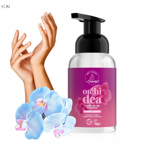OnlyBio Body in Balance Pianka do mycia dłoni o zapachu orchidei 250ml