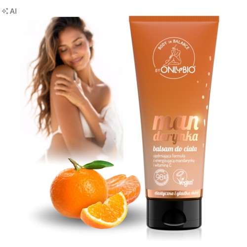 OnlyBio Body in Balance Ujędrniający balsam z mandarynką i witaminą C 200ml