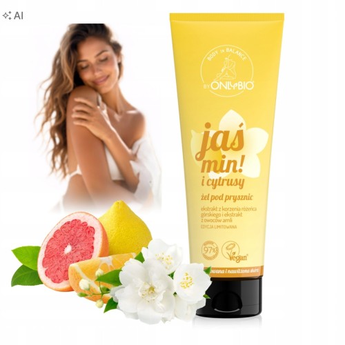 OnlyBio Body in Balance Żel pod prysznic nawilżający Jaśmin i Cytrusy 200ml