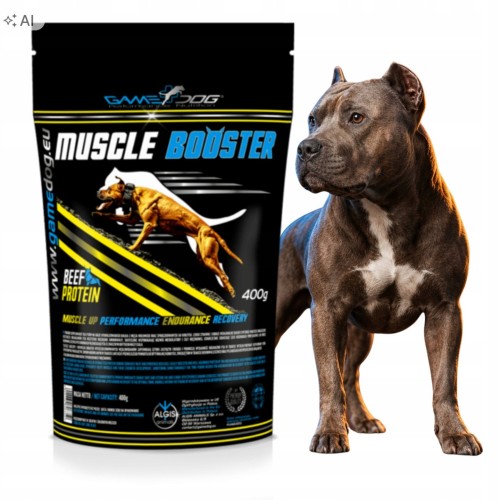 Game Dog Muscle Booster Suplement na Masę i Regenerację Psa 400g