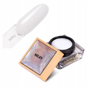 Molly Nails Żel Budujący Samopoziomujący do Paznokci Milky 15g
