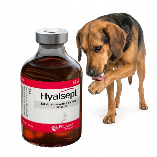Hyalsept Biowet żel wspomagający gojenie i regenerację ran u zwierząt 50 ml