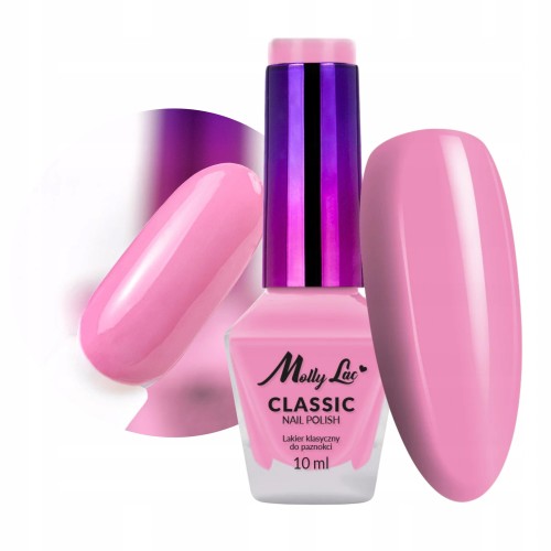 Molly Lac Classic Nail Polish Lakier klasyczny do paznokci Różowy 05 10 ml