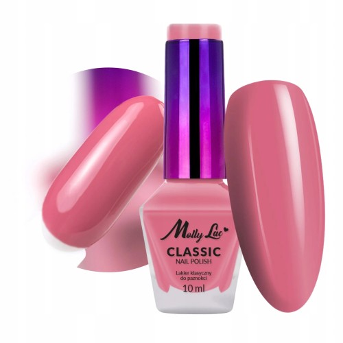 Molly Lac Classic Nail Polish Lakier klasyczny do paznokci Różowy 07 10 ml