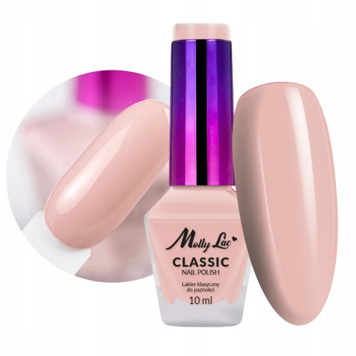 Molly Lac Classic Nail Polish Lakier klasyczny do paznokci Beżowy 13 10 ml