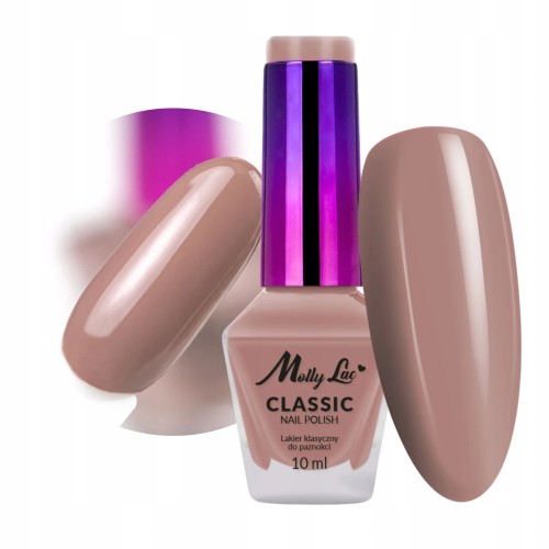 Molly Lac Classic Nail Polish Lakier klasyczny do paznokci Brązowy 16 10 ml
