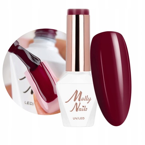Molly Nails The Trend Edit Lakier hybrydowy wiśniowy Cherry Bomb 302 8 g