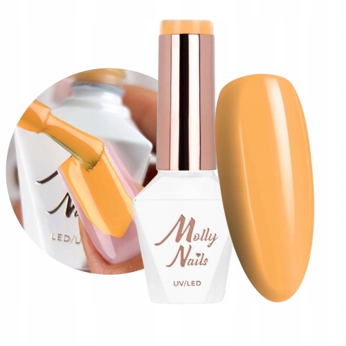 Molly Nails The Trend Edit Lakier hybrydowy musztardowy Honey Mustard 303 8 g