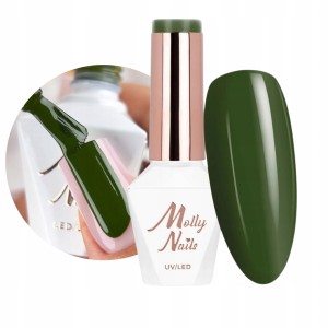 Molly Nails The Trend Edit Lakier hybrydowy zielony khaki Evergreen 304 8 g