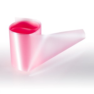 Nowość ! Pastelowa folia transferowa pink (1001) - folia do zdobień lakierów hybrydowych, żeli uv i akrylu (arkusz cm: 25x4)