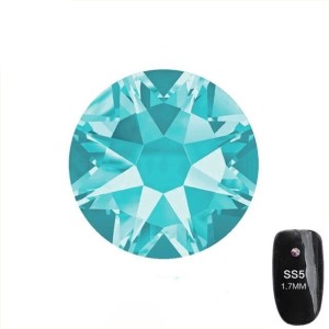 Cyrkonie szklane szlifowane Aquamarine SS5 50 sztuk